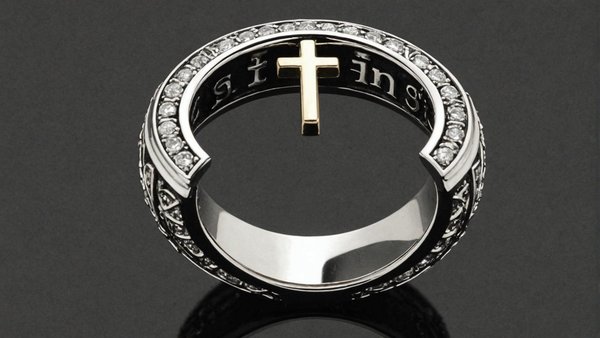 Bague croix : larges choix de bague chrétienne artisanale